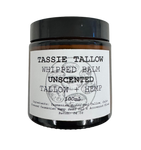 Whipped tallow balm unscented hemp seed oil 100ml