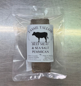 Beef Meat & Sea Salt Pemmican | Tasmanian Grass-fed | 90g