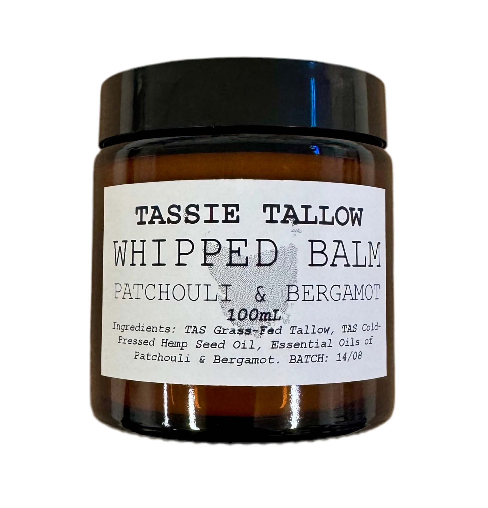 Whipped Tallow Balm | Patchouli & Bergamot | 100mL