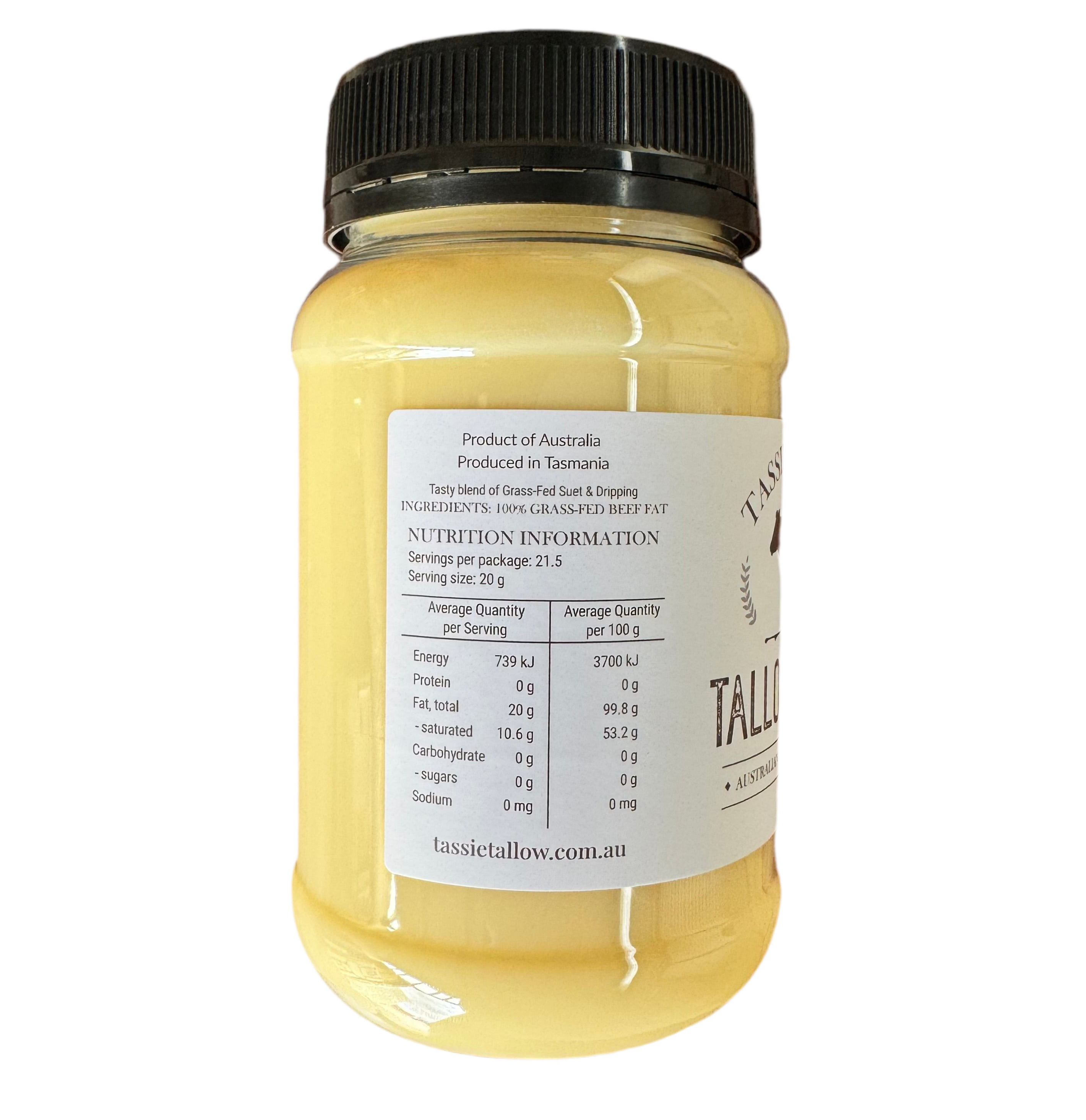Tallow Butter | Australian Grass-Fed | 500mL