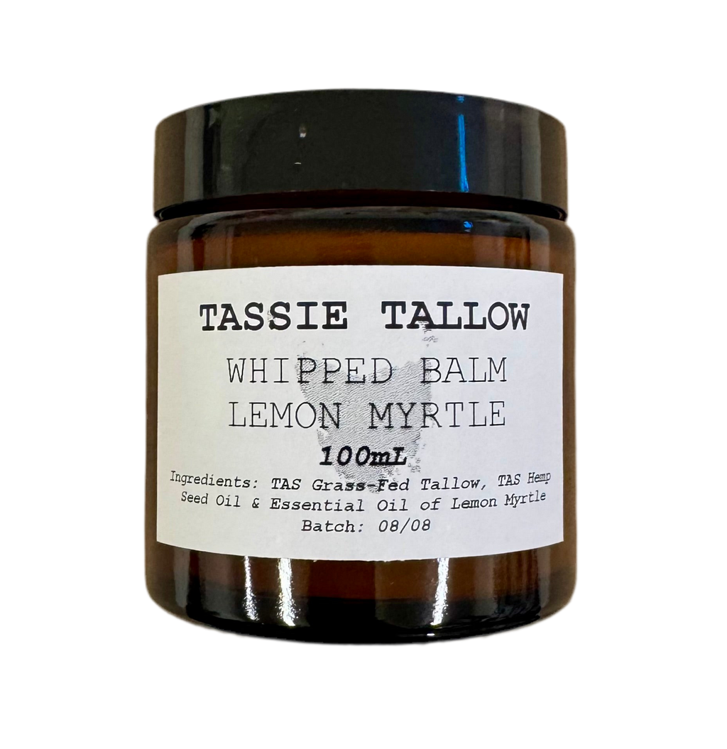 Whipped tallow balm lemon Myrtle 100mL