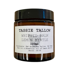 Whipped tallow balm lemon Myrtle 100mL
