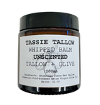 Whipped tallow balm unscented olive oil 100mL