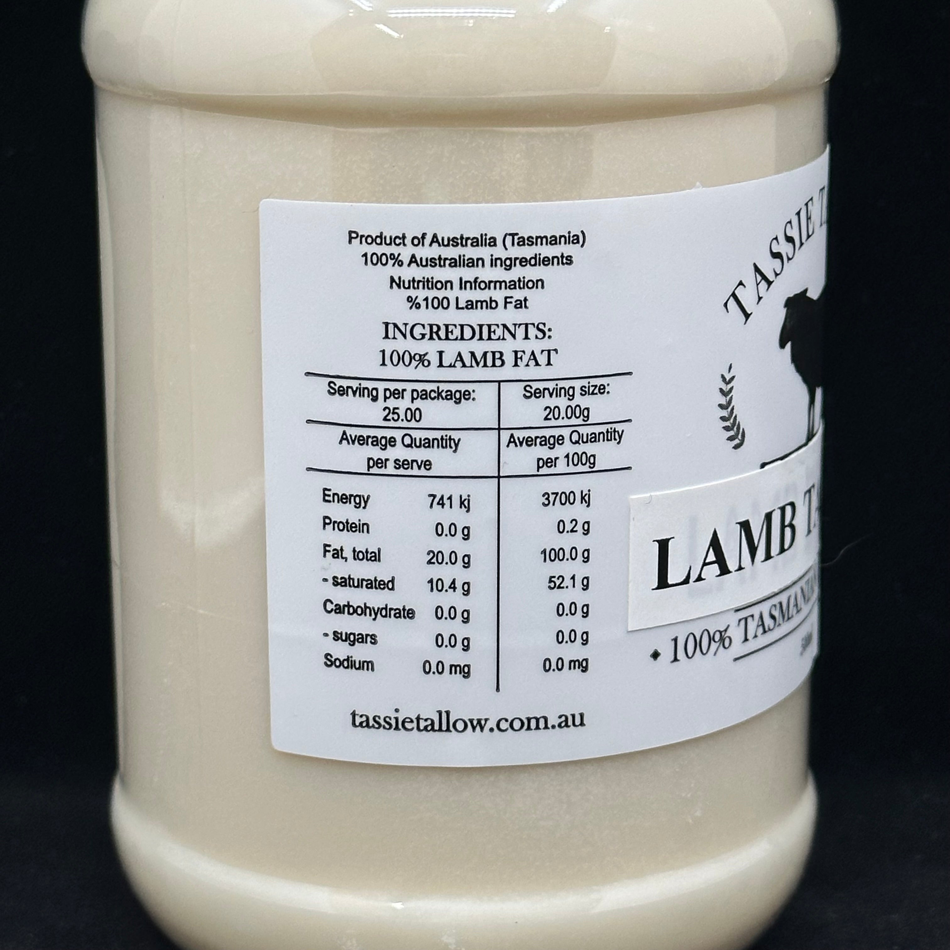 Lamb Tallow 500mL NIP