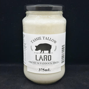 Lard | Tasmanian Paddock-Bred | 375mL Glass Jar
