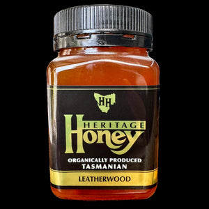 Heritage Honey Leathweood 500g front