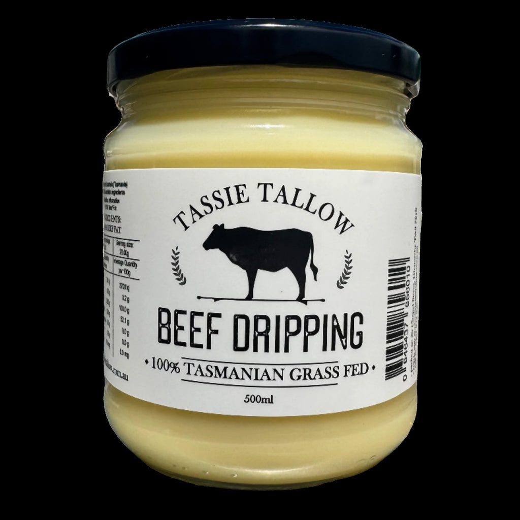 beef dripping 500mL in glass jar