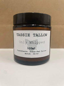 whipped tallow balm with solely tallow 100ml
