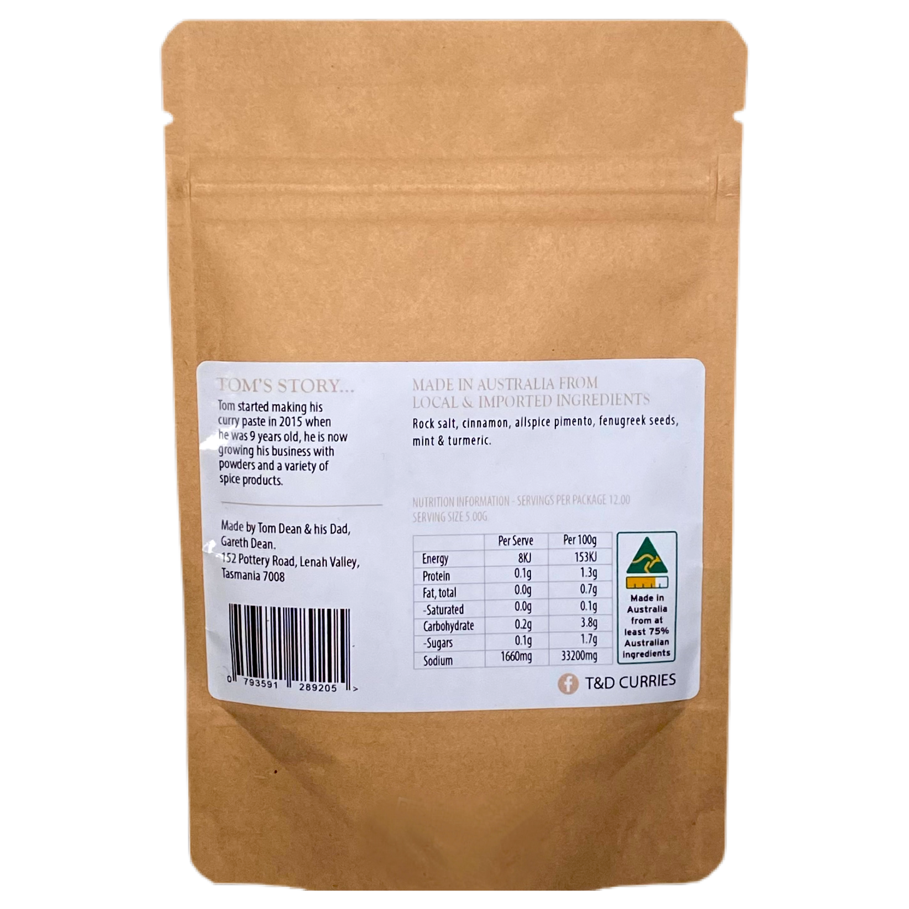 Spiced Salt Powder | Tasmanian Made | 60g