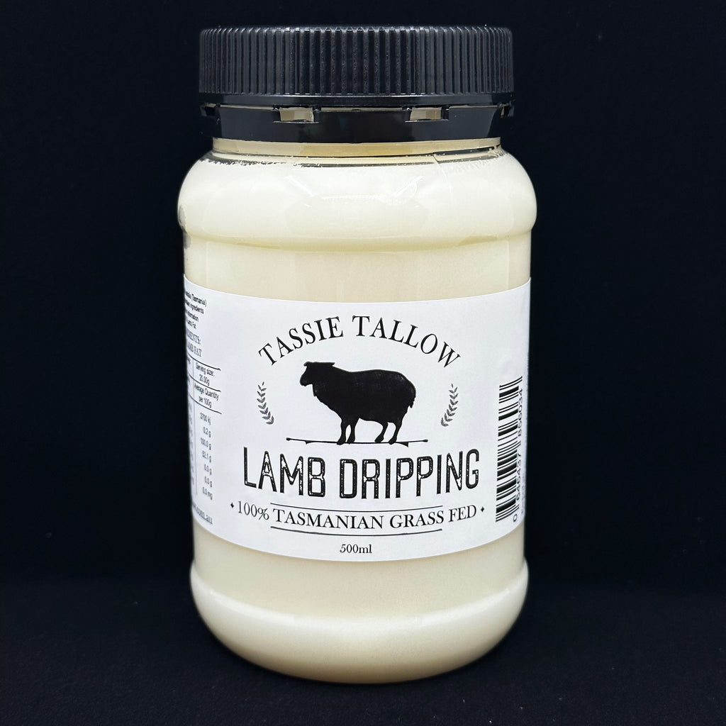 Lamb Dripping | Tasmanian Grass-Fed | 500mL