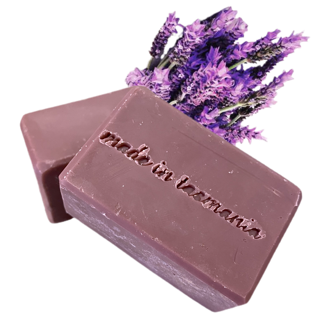 artisan made in tasmanian lavender soap 120g
